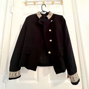 Zara Gold Embroidered jacket